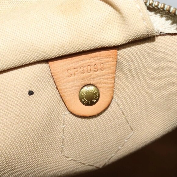 LOUIS VUITTON Damier Azur Speedy 30 Hand Bag - Picture 14 of 16